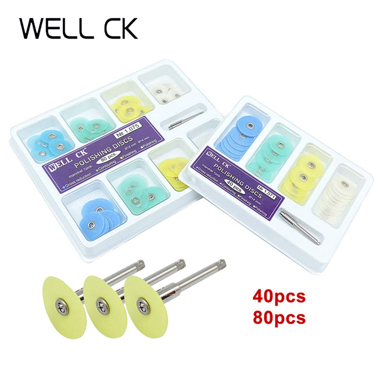 Teeth Whitening Kit - WELL CK 40/80 Uds discos de