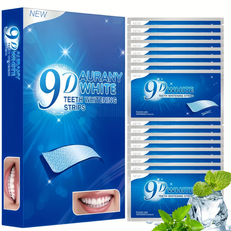 Teeth Whitening Results - 21 pares de tiras blanqueadoras de