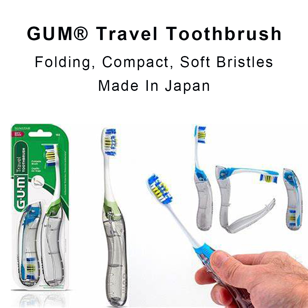 Teeth Whitening Japan - Cepillo de dientes plegable de viaje,
