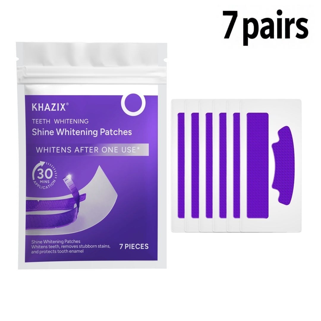 Teeth Whitening Routine - 7 pares de tiras blanqueadoras de