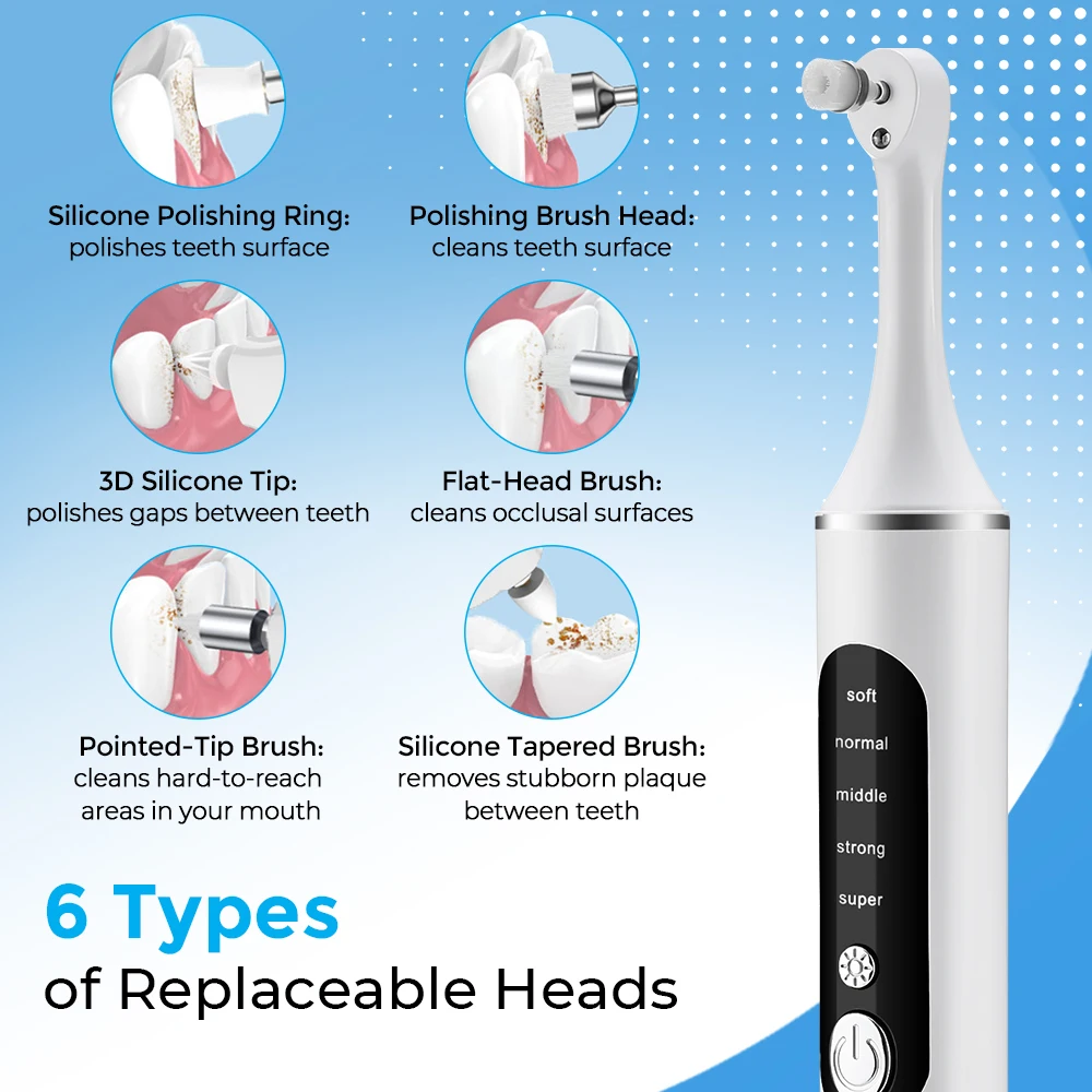 Pulidor de dientes eléctrico,  - Teeth Whitening Kit reseña y precio