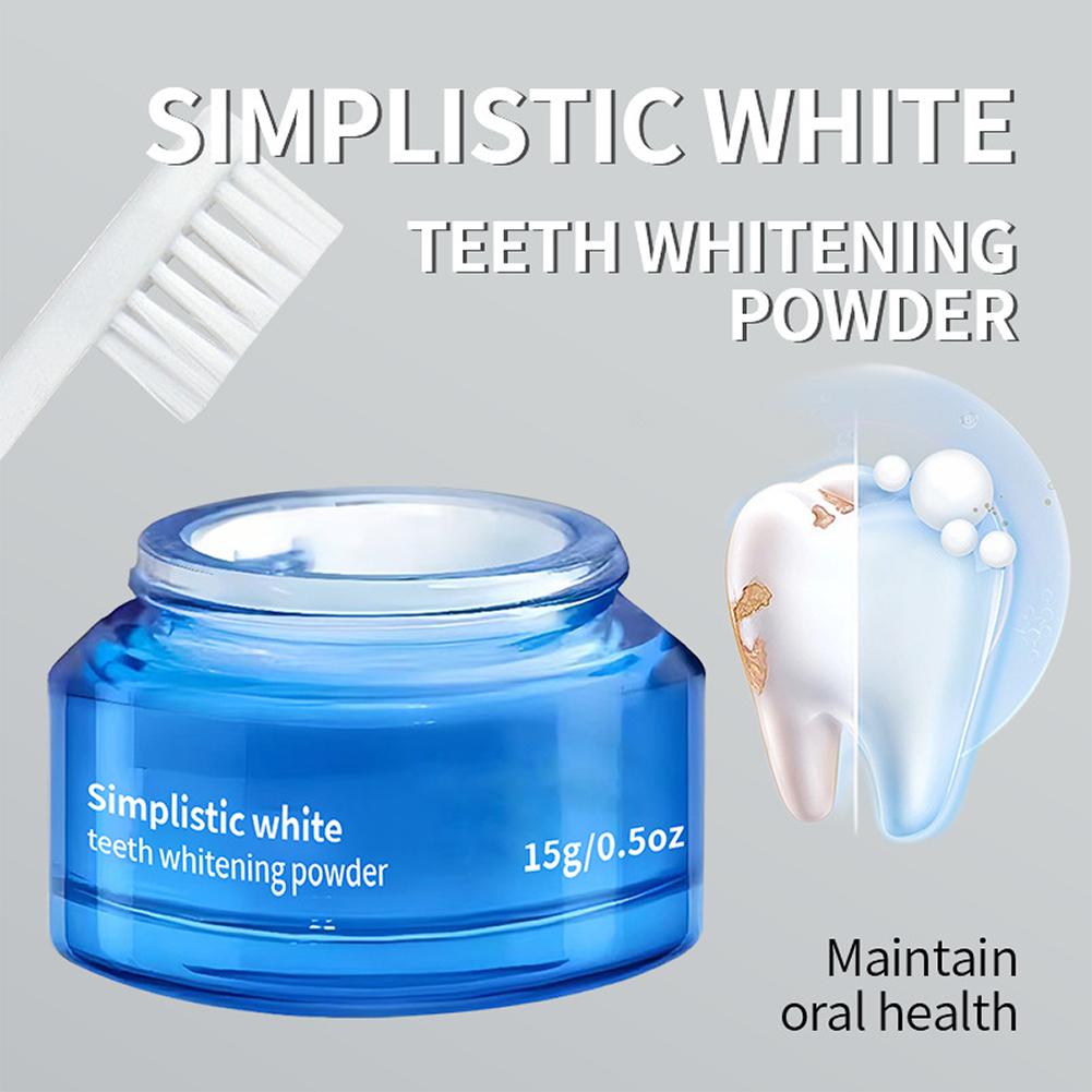 Polvo Blanqueador Dental Simpl - Teeth Whitening Results reseña y precio