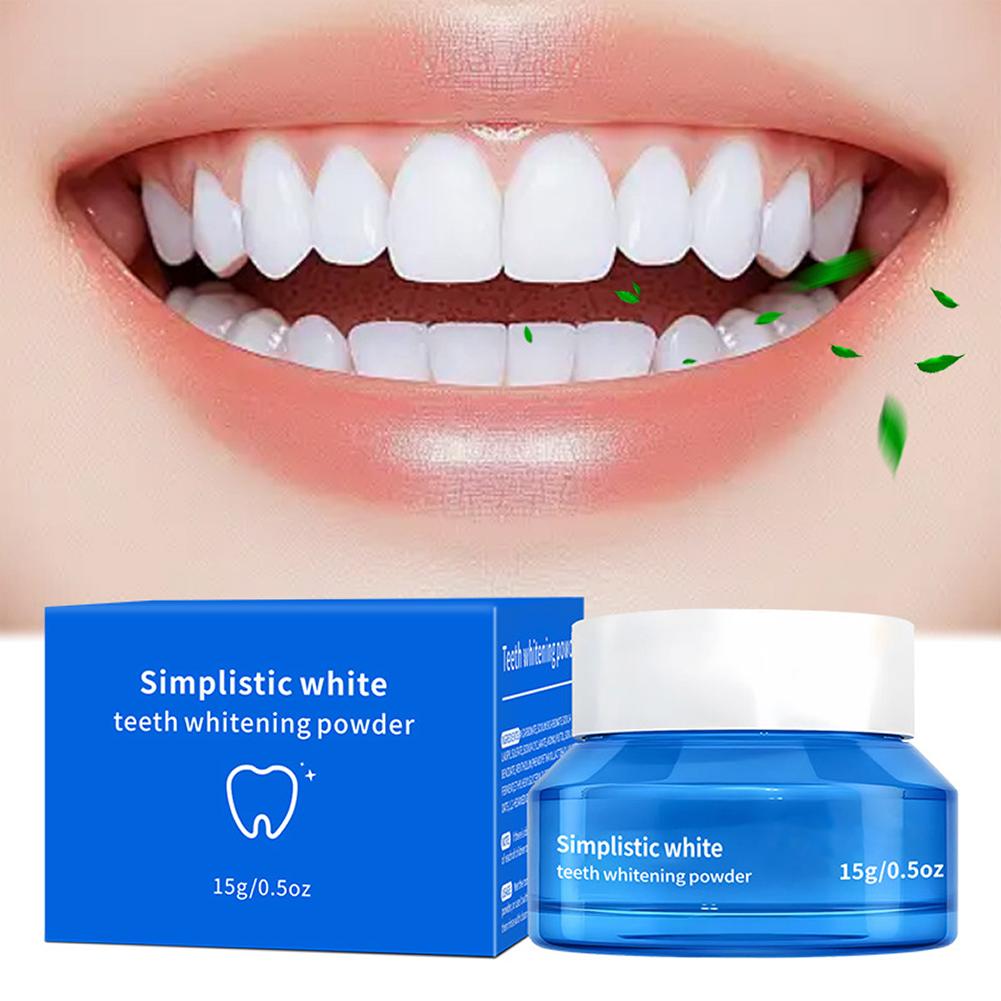 Polvo Blanqueador Dental Simpl - Teeth Whitening Results reseña y precio