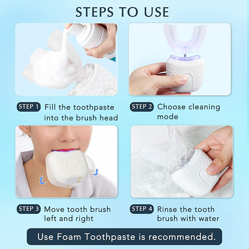 Luz Recargable en Forma de U p - Teeth Whitening Kit reseña y precio