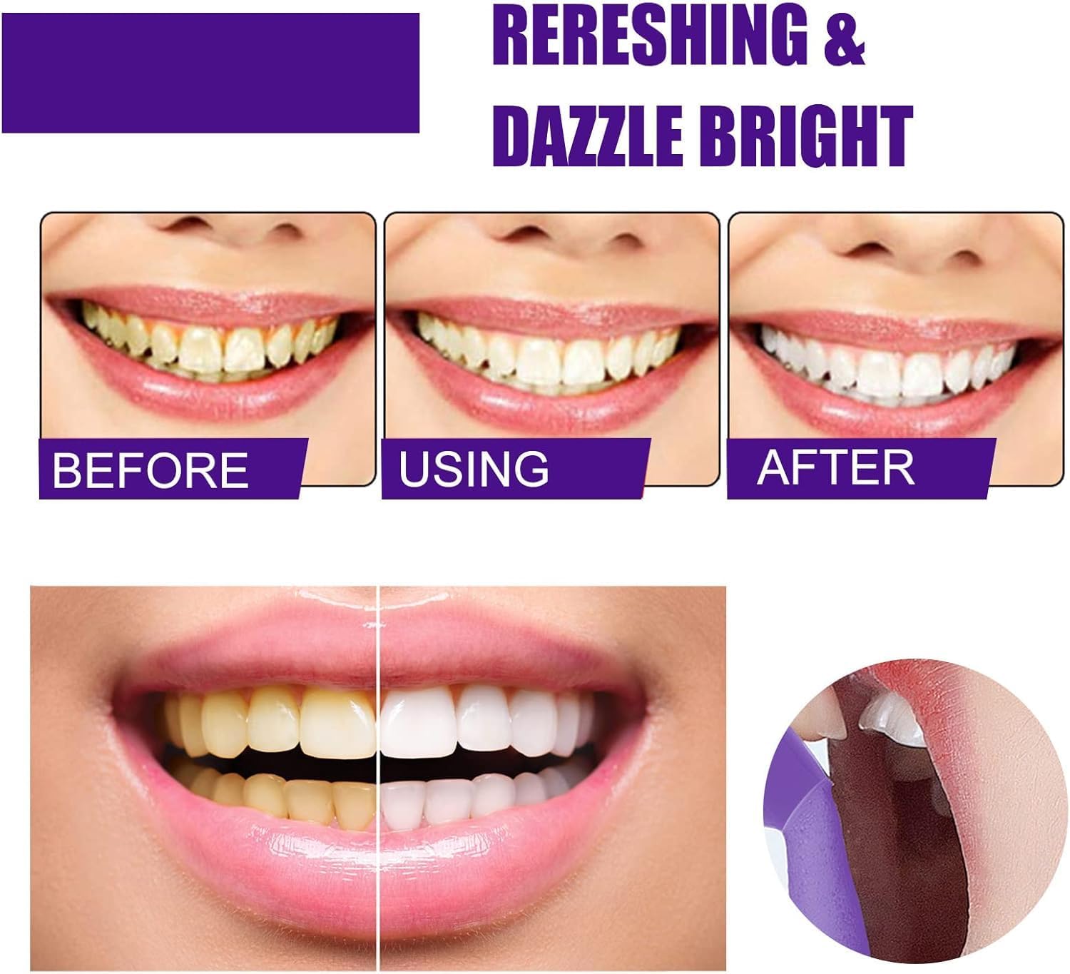 Pasta Dental Blanqueadora con  - Teeth Whitening Routine reseña y precio