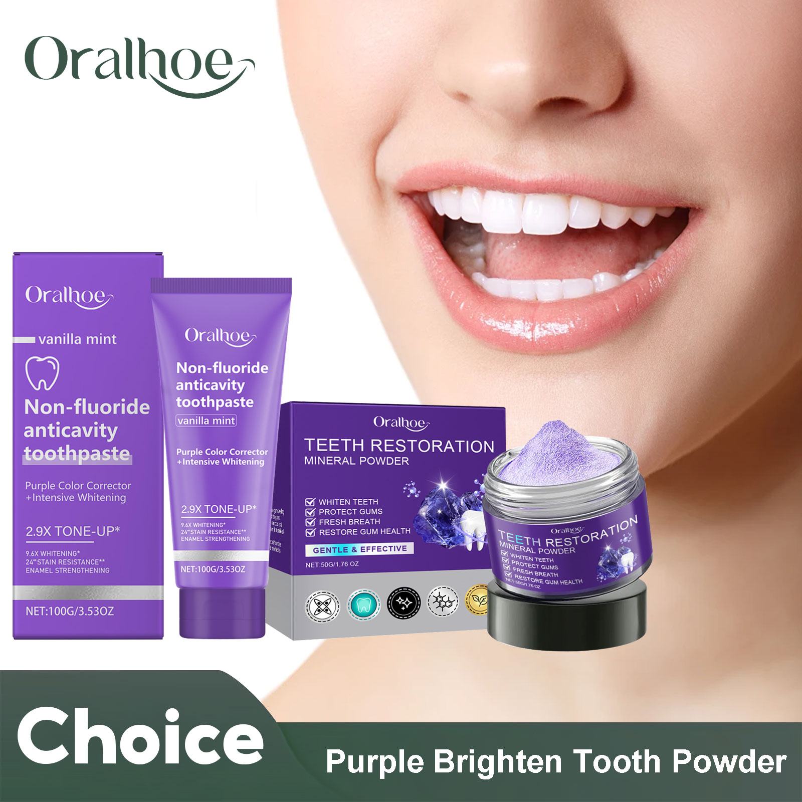 Teeth Restoration Mineral Powd - Teeth Whitening Results reseña y precio
