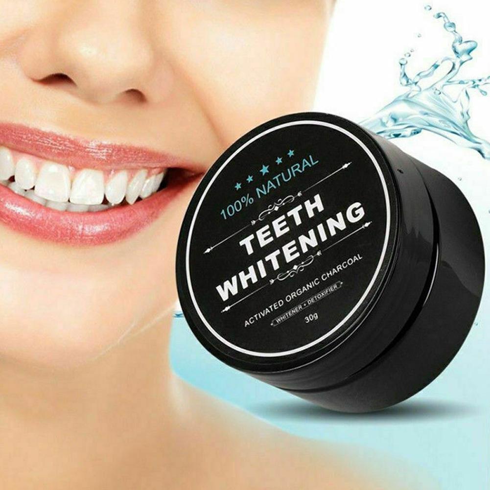 Polvo de carbón orgánico activ - Teeth Whitening Filter reseña y precio